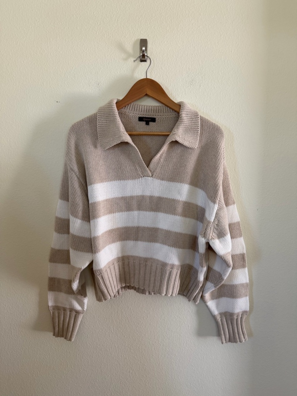 Quince 100% cotton pullover sweater